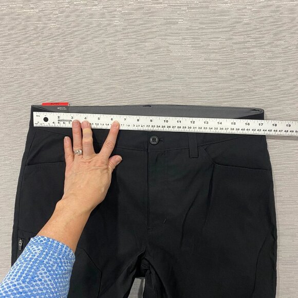 Eddie Bauer Fleece Lined Tech Pants Mens 34 x 34 Black Water Repellent Insulated - Picture 9 of 13